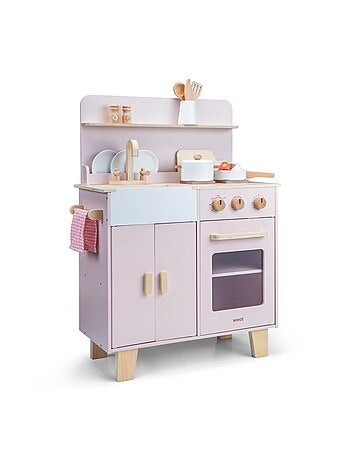 Kitchenette en bois pour enfant