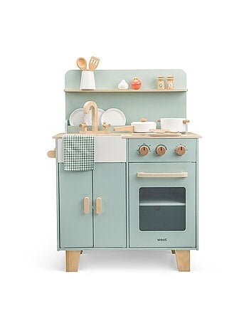 Kitchenette en bois pour enfant