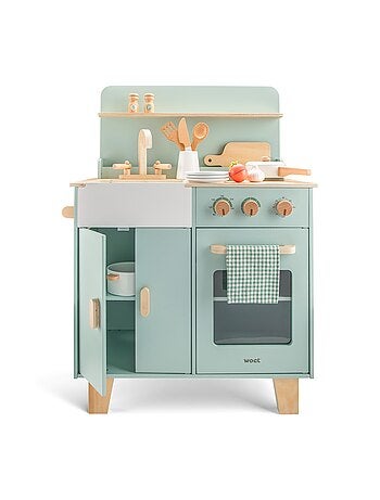 Kitchenette en bois pour enfant