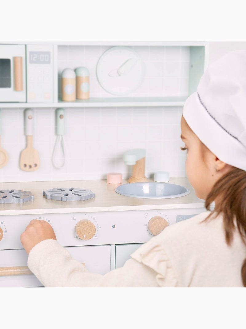 Kitchenette en bois WOOMAX avec éléments et accessoires interactifs N/A - Kiabi