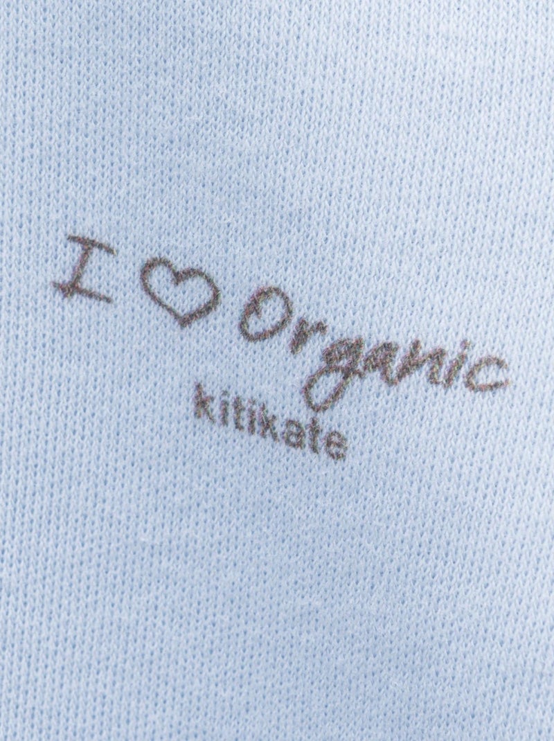 Kitikate | Body Manches Courtes en Coton Bio - BASIC Bleu - Kiabi
