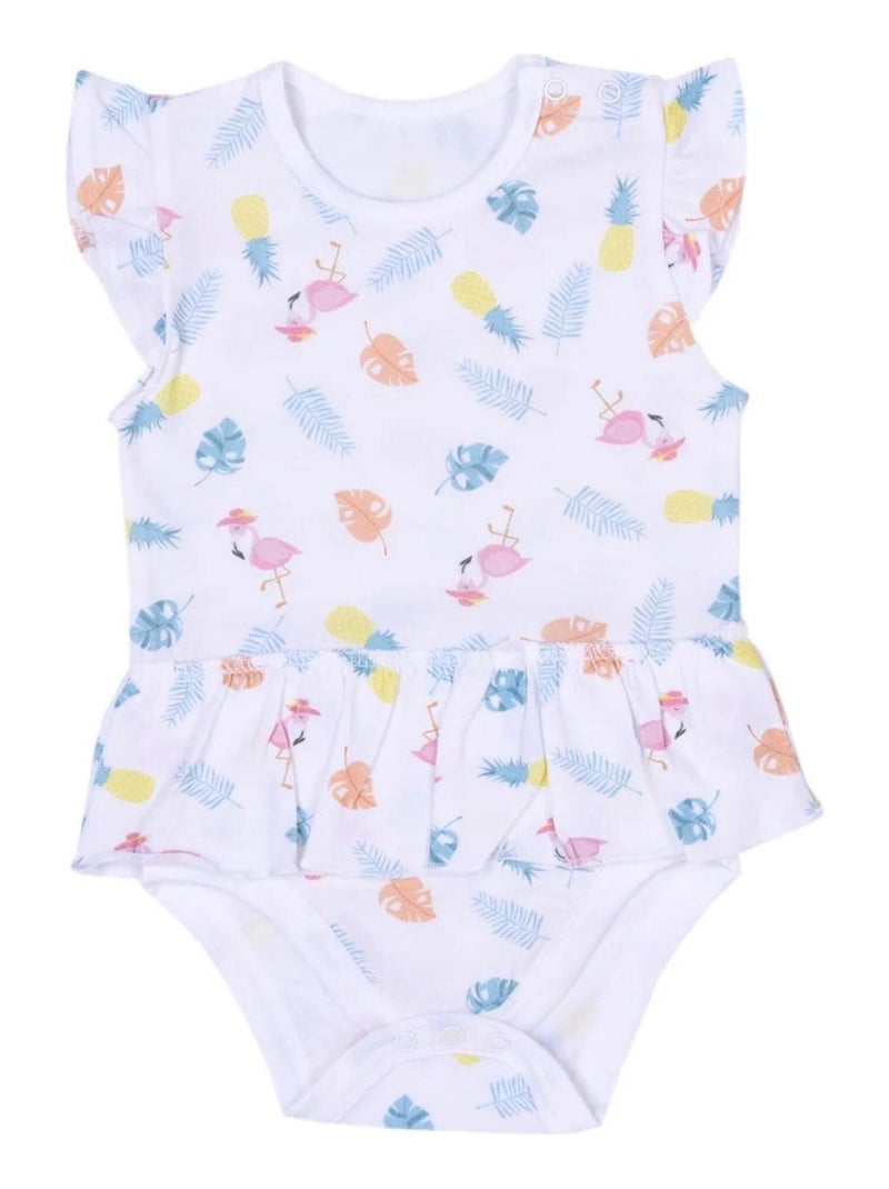 Kitikate | Body robe et chapeau  Tropi Blanc - Kiabi