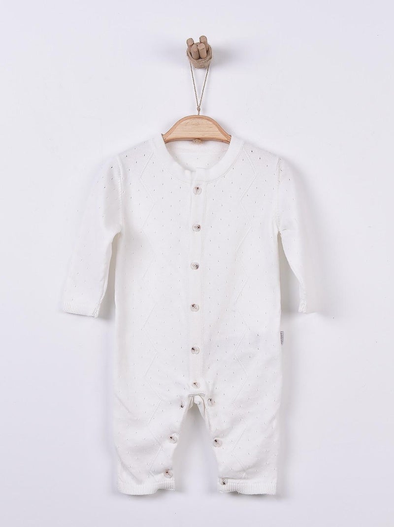 Kitikate | Combinaison bébé en tricot Ecru - Kiabi