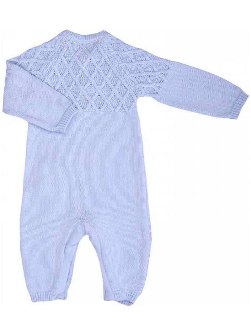 Kitikate | Combinaison bébé en tricot  LOAN Bleu - Kiabi