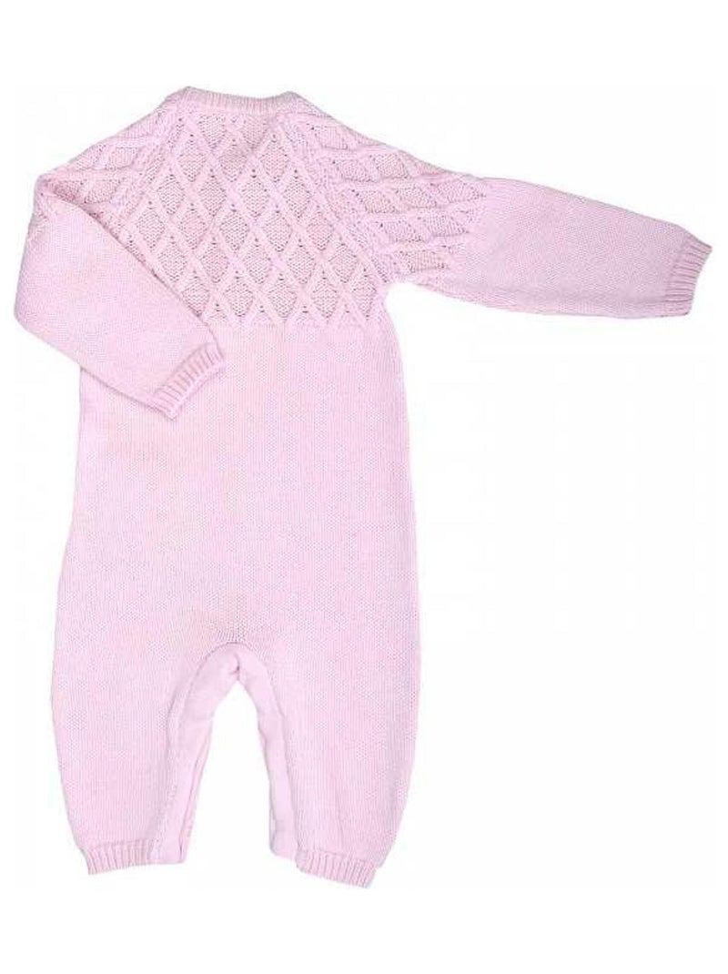 Kitikate | Combinaison bébé en tricot  LOAN Rose - Kiabi