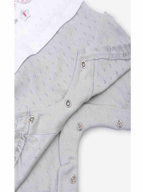 Kitikate | Combishort bébé en coton jacquard biologique Doris - Kiabi