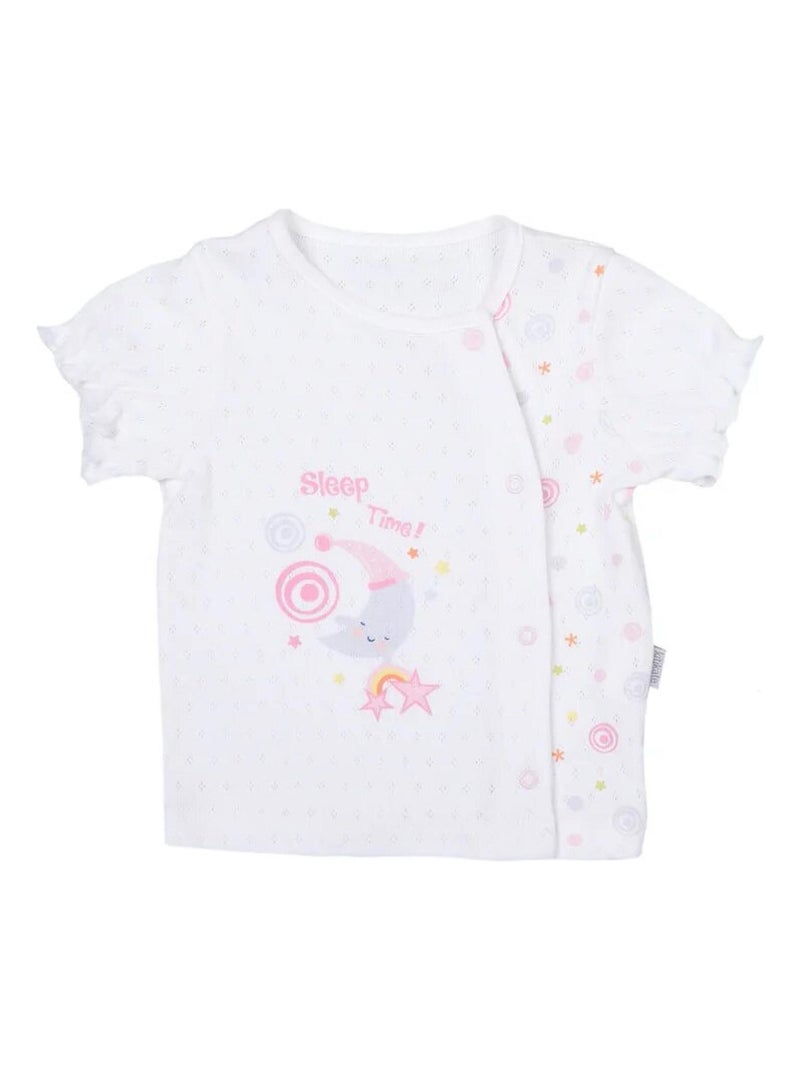 Kitikate | Ensemble t-shirt et short bébé  Dreams Rose - Kiabi
