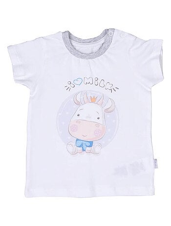 Kitikate | Ensemble t-shirt et short bébé Milk