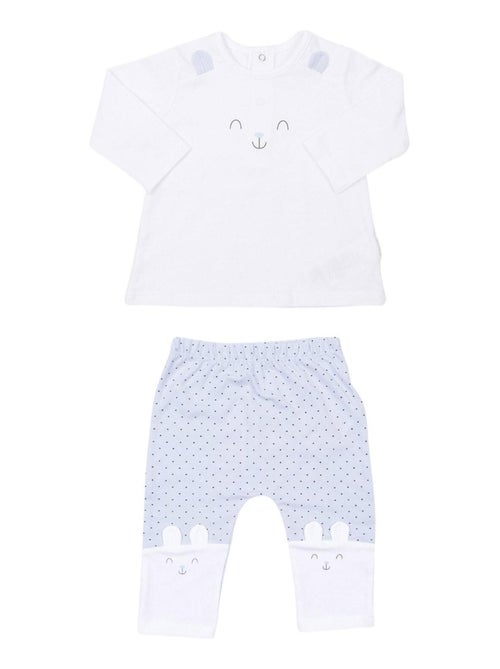 Kitikate | Pyjama bébé 2 pièces  LAPIN - Kiabi