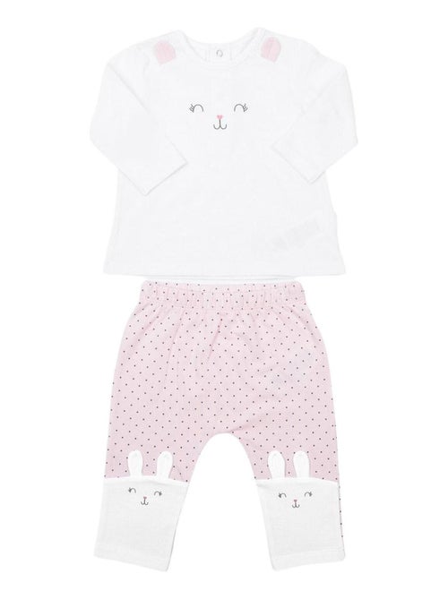 Kitikate | Pyjama bébé 2 pièces  LAPIN - Kiabi