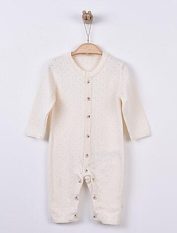 Kitikate|Combinaison bébé en tricot