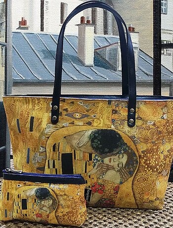 KLIMT LE BAISER Sac avec bandoulière - Fabrication Française