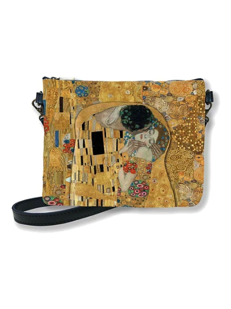 KLIMT LE BAISER Sac avec bandoulière - Fabrication Française Jaune - Kiabi