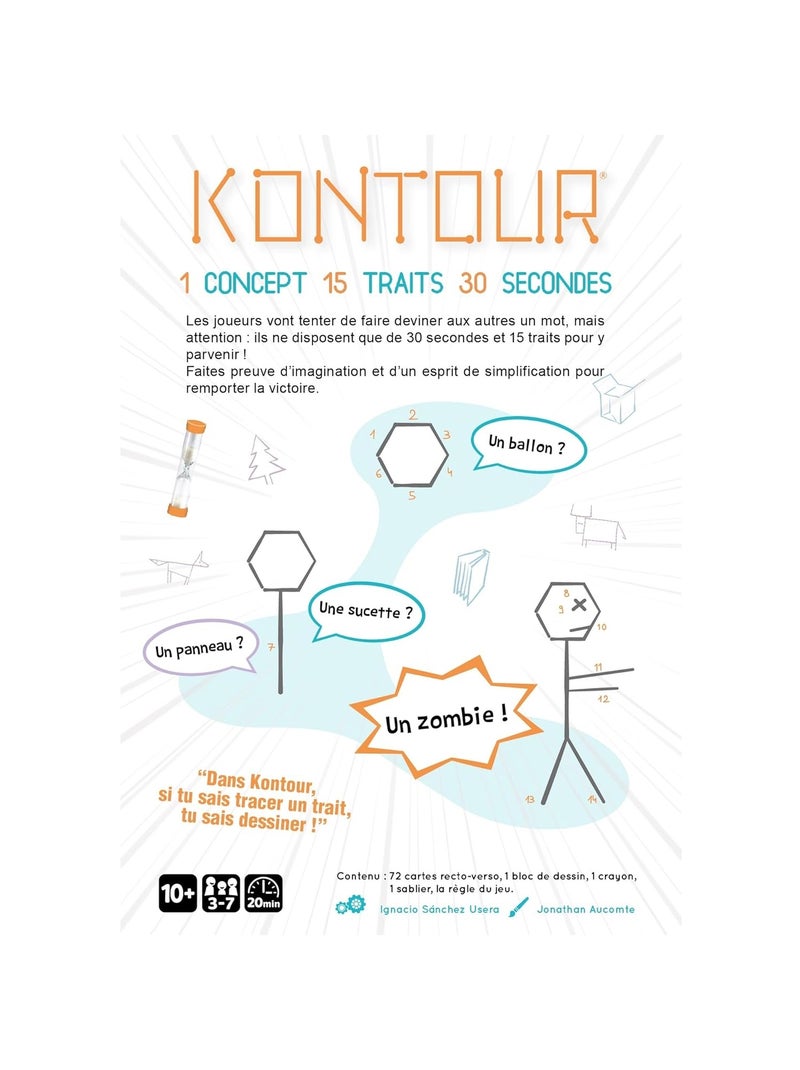Kontour jeu de réflexion Blanc - Kiabi