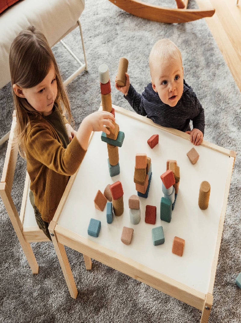Korko - Coffret de blocs de construction en liège - 60 pcs Multicolore - Kiabi
