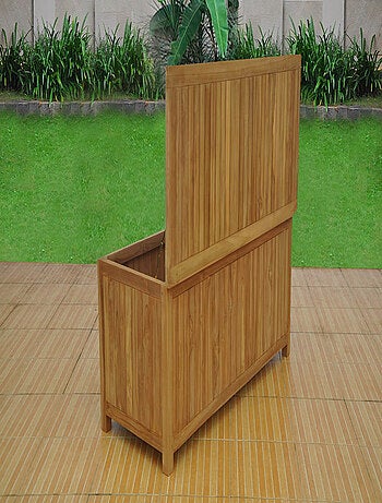 KOTAK Coffre de rangement teck