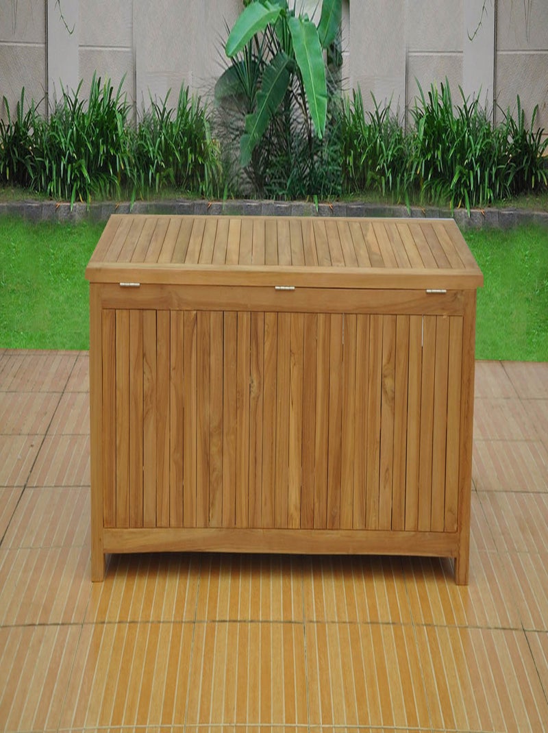 KOTAK Coffre de rangement teck Marron - Kiabi