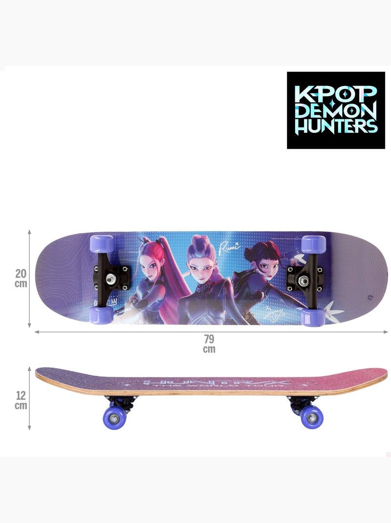 Kpop demon hunters skateboard en bois poids max. 50 kg + 5 ans N/A - Kiabi