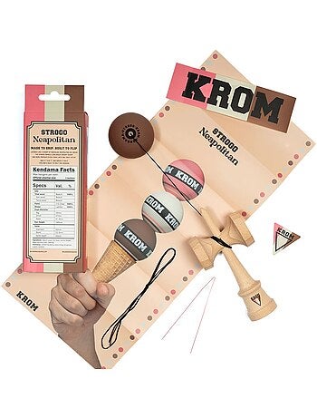 Krom kendama strogo neapolitan chocolate