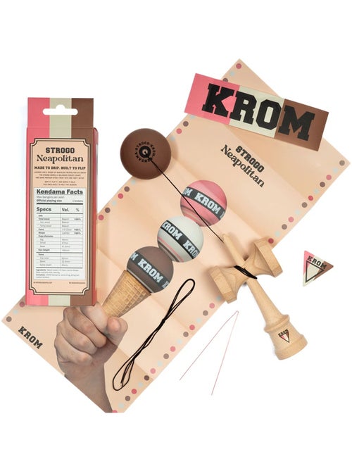 Krom Kendama Strogo Neapolitan Chocolate - Kiabi Krom Kendama Strogo Neapolitan Chocolate - Kiabi
