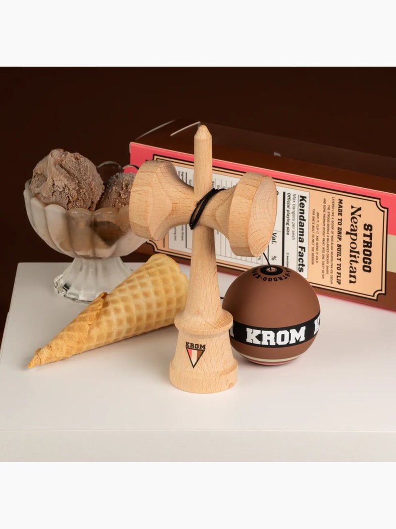 Krom Kendama Strogo Neapolitan Chocolate Marron - Kiabi