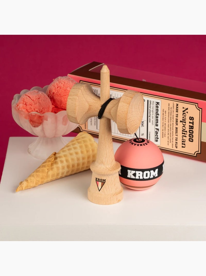 Krom Kendama Strogo Neapolitan Strawberry Rose - Kiabi