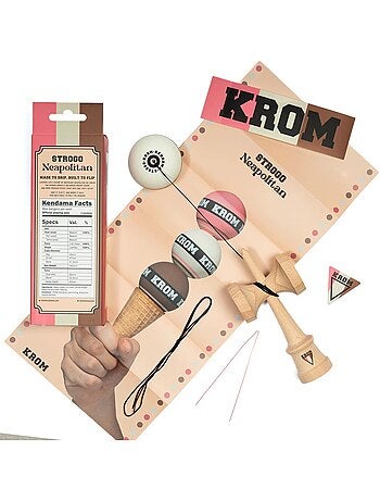 Krom Kendama Strogo Neapolitan Vanilla