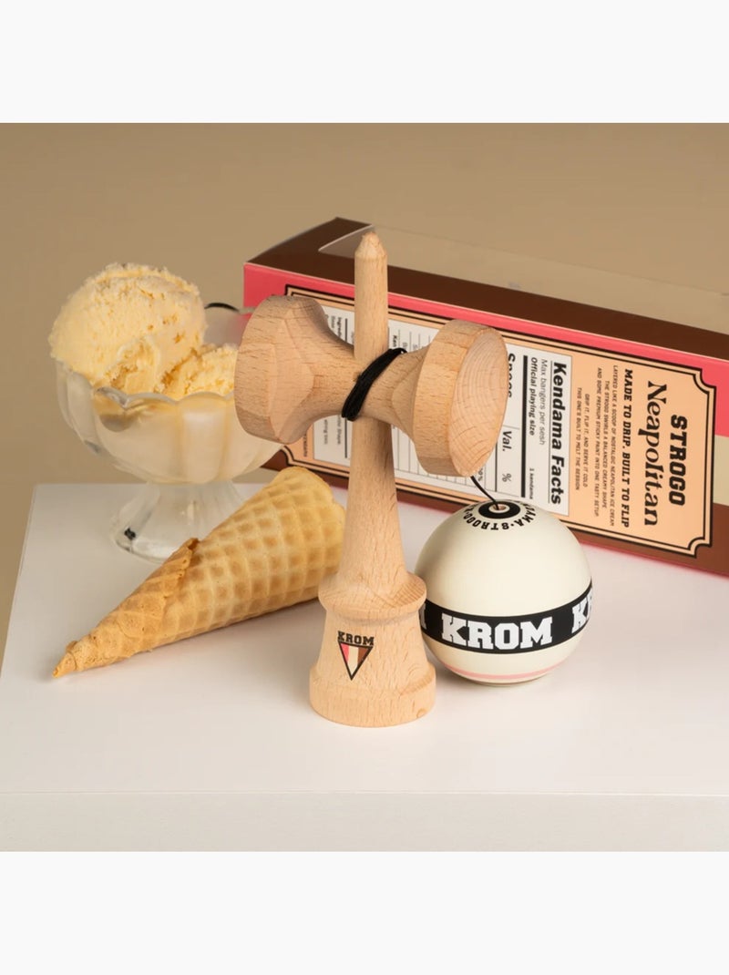 Krom Kendama Strogo Neapolitan Vanilla Beige - Kiabi