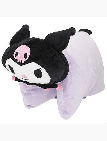 Kuromi coussin 2 en 1, doux et velouté, en peluche