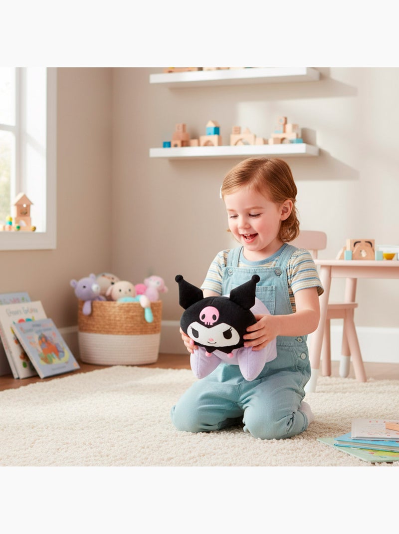 Kuromi coussin 2 en 1, doux et velouté, en peluche Mauve lilas - Kiabi