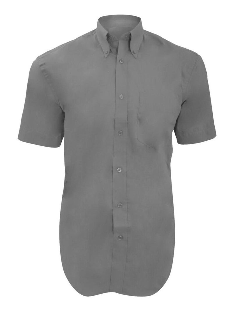 Kustom KÇa - Chemise à manches courtes Gris Argenté - Kiabi