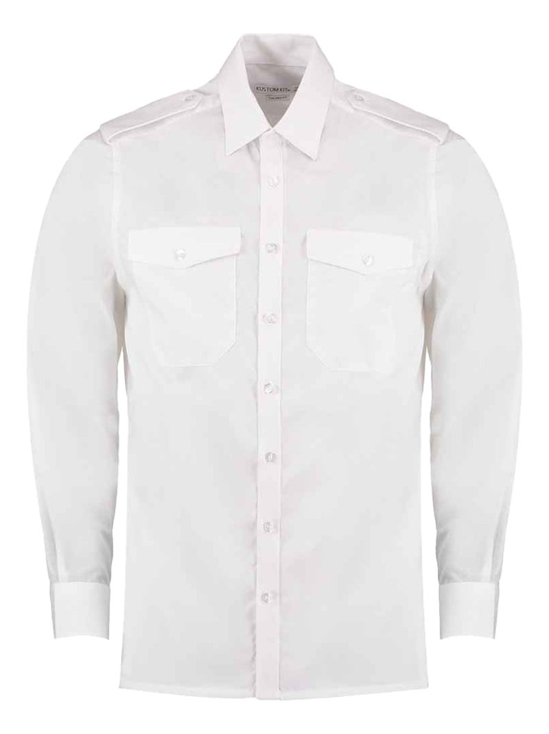 Kustom KÇa - Chemise pilote Blanc - Kiabi