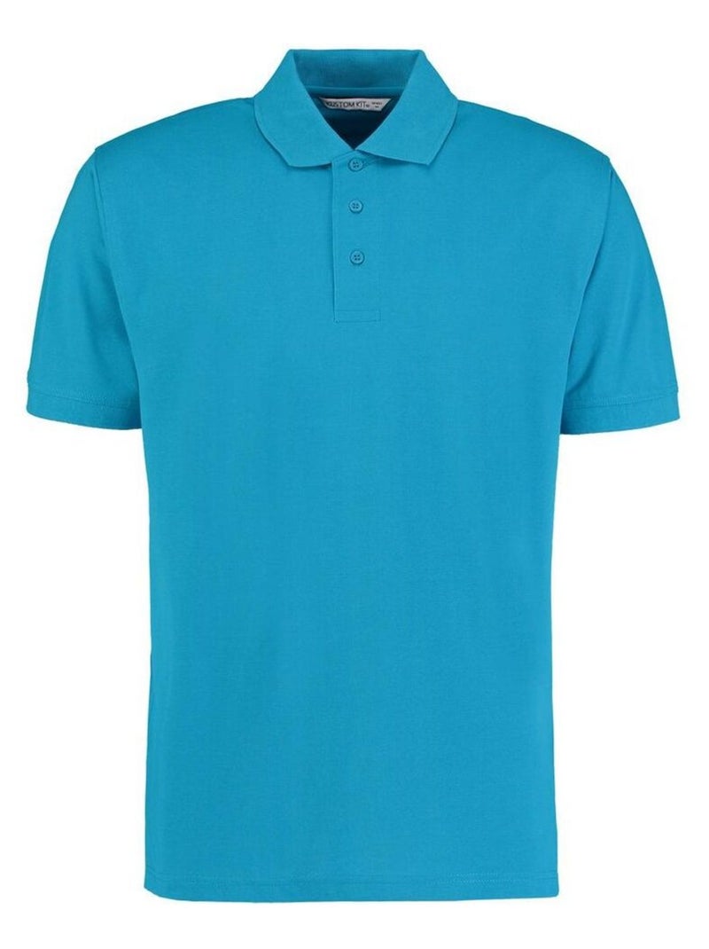 Kustom KÇa - Polo à manches courtes Bleu turquoise - Kiabi
