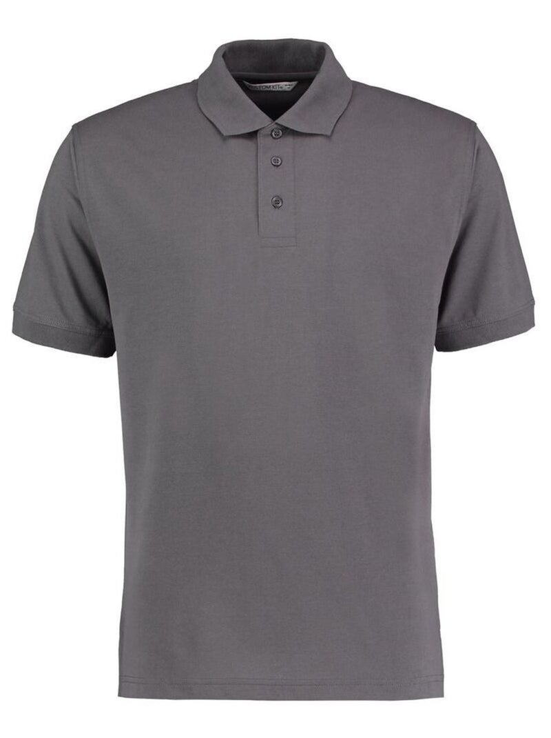 Kustom KÇa - Polo à manches courtes Gris foncé - Kiabi