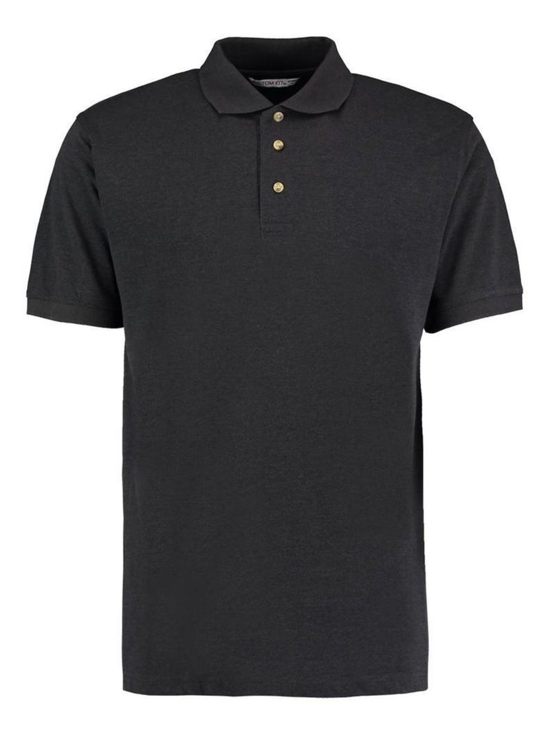 Kustom KÇa - Polo à manches courtes Gris foncé - Kiabi