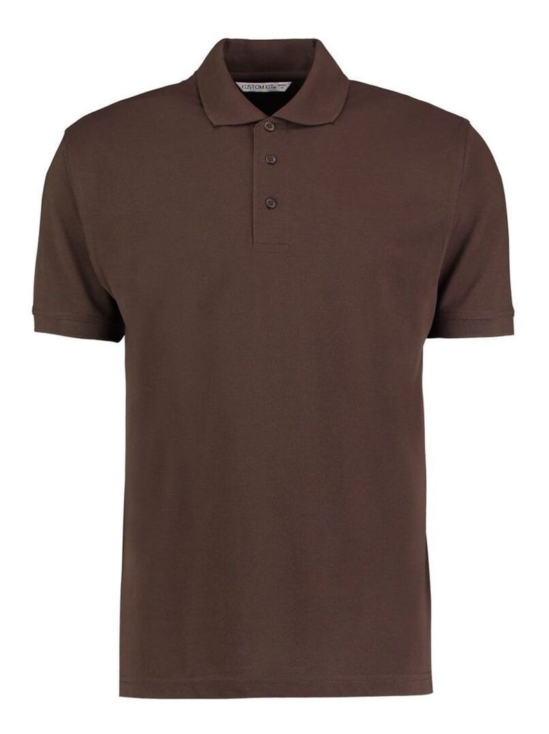 Kustom KÇa - Polo Marron chocolat - Kiabi