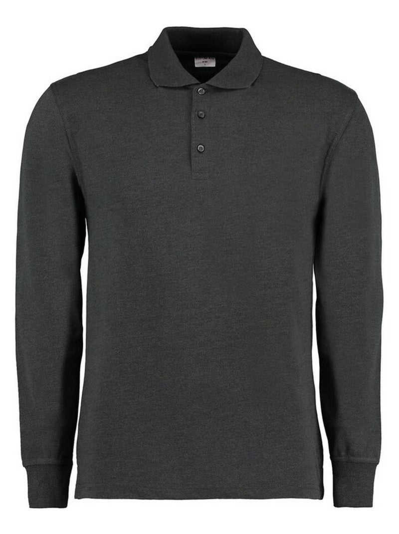 Kustom KÇa - Polo Noir Gris - Kiabi