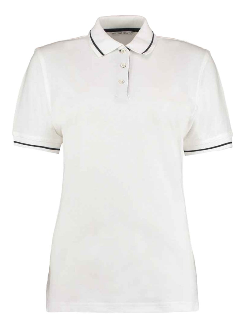 Kustom KÇa - Polo ST MELLION Blanc Bleu - Kiabi