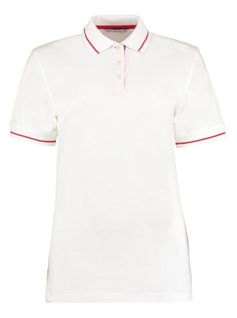 Kustom KÇa - Polo ST MELLION Blanc Rouge - Kiabi