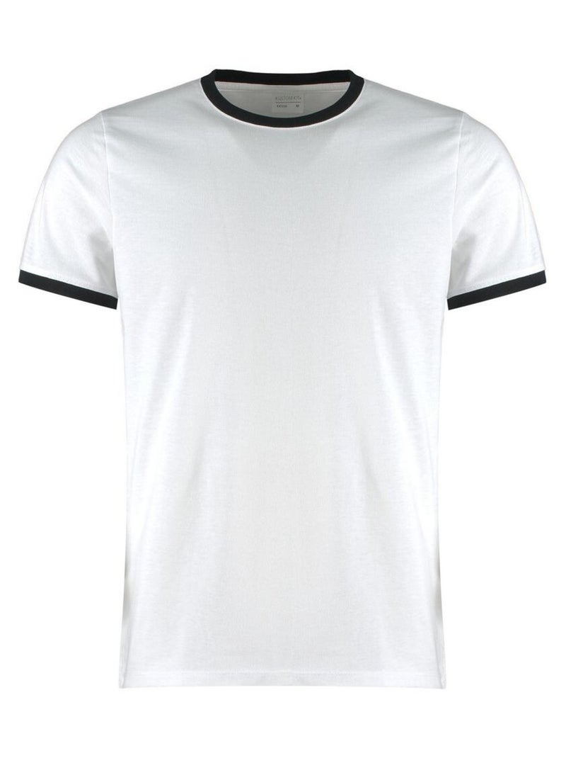 Kustom KÇa - T-shirt Blanc Noir - Kiabi