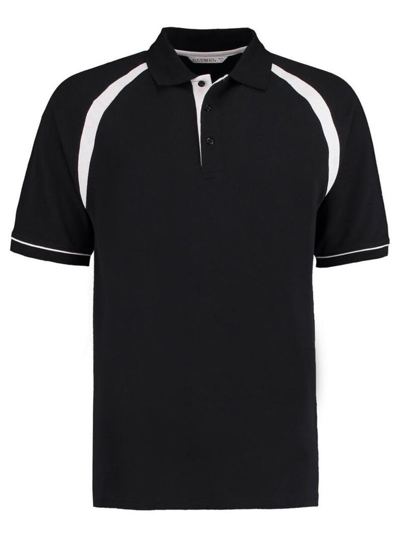 Kustom KÇa Oak Hill - Polo à manches courtes Noir Blanc - Kiabi