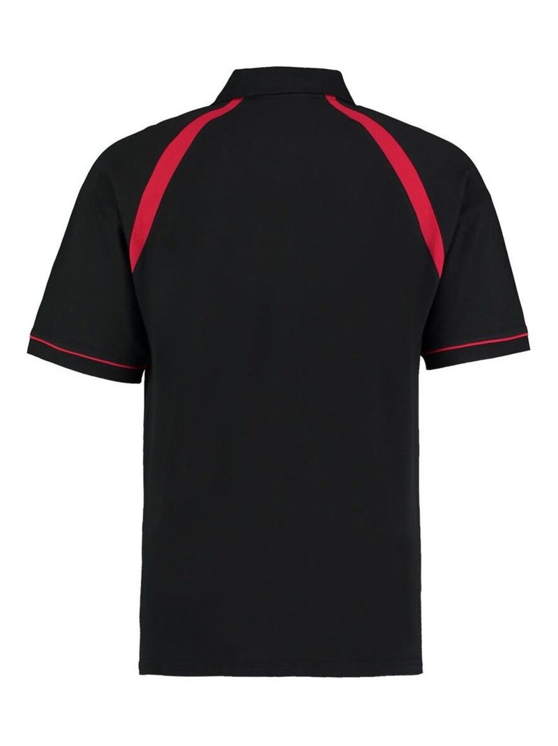 Kustom KÇa Oak Hill - Polo à manches courtes Noir Rouge - Kiabi