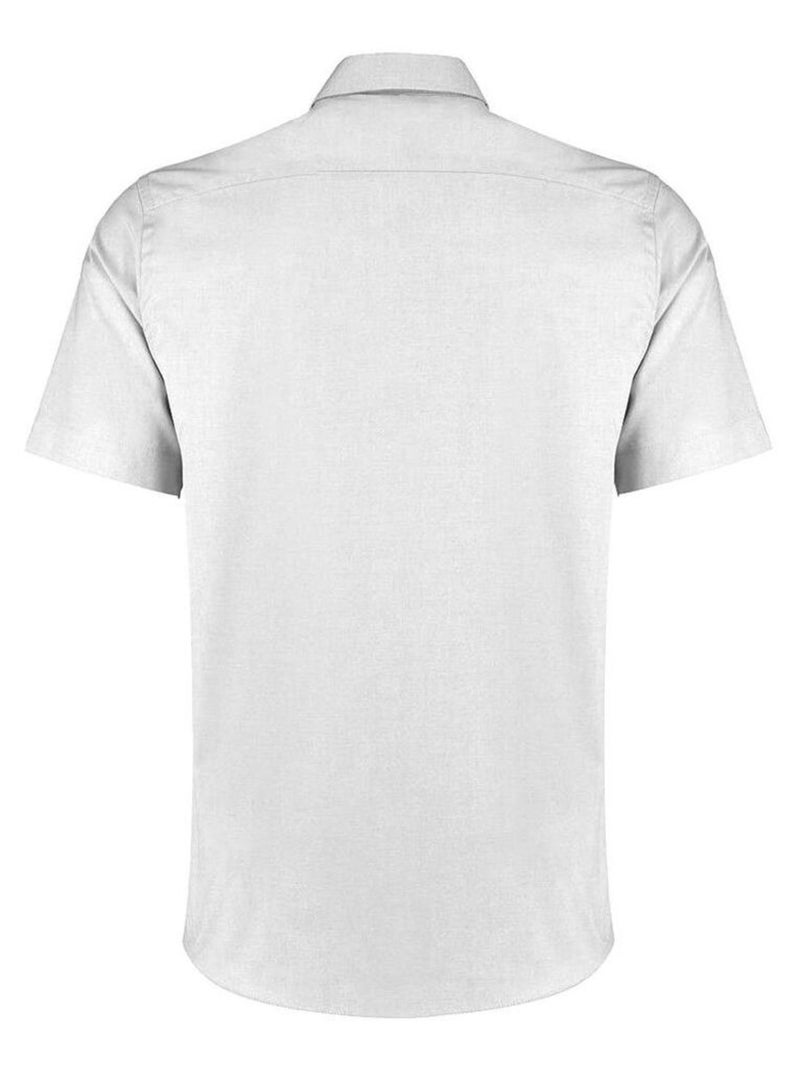 Kustom Kit - Chemise à manches courtes Blanc - Kiabi