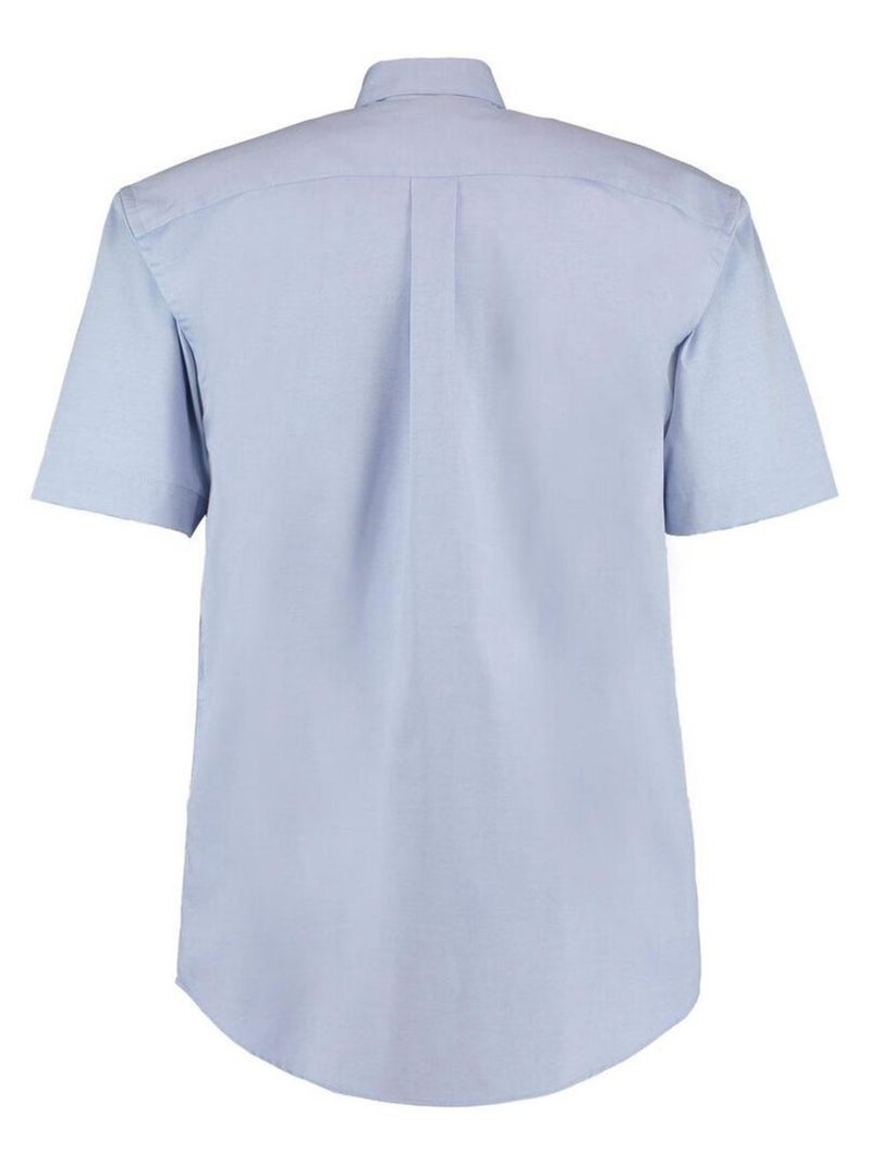 Kustom Kit - Chemise à manches courtes Bleu clair - Kiabi