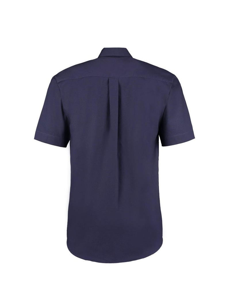 Kustom Kit - Chemise à manches courtes Bleu foncé - Kiabi