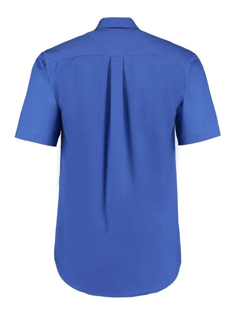 Kustom Kit - Chemise à manches courtes Bleu roi - Kiabi