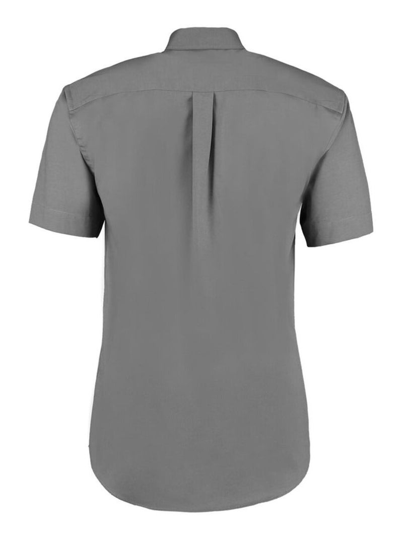 Kustom Kit - Chemise à manches courtes Gris Argenté - Kiabi