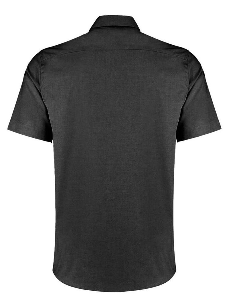 Kustom Kit - Chemise à manches courtes Noir - Kiabi