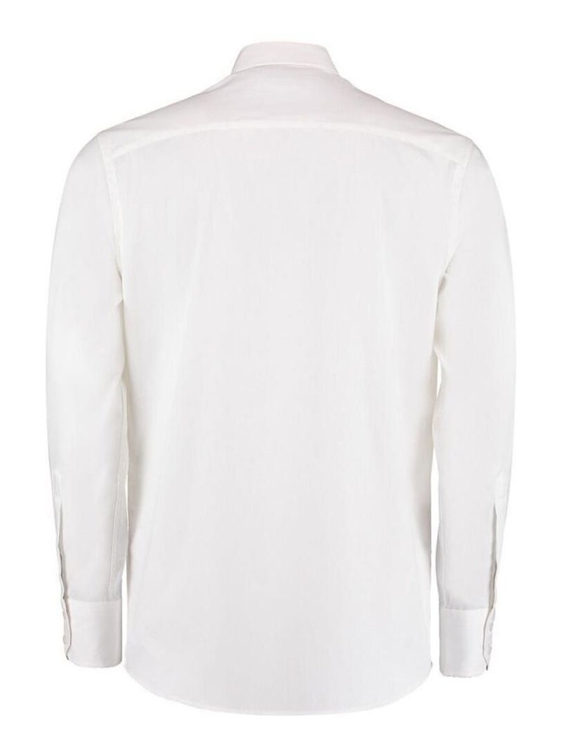 Kustom Kit - Chemise à manches longues Blanc - Kiabi