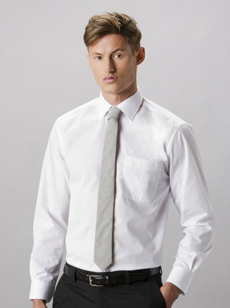 Kustom Kit - Chemise à manches longues Blanc - Kiabi